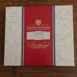 White House Christmas Ornament Official 2002